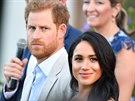 Princ Harry a vévodkyně Meghan na recepci u britského vysokého komisaře v...