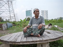 Padesátiletý Shor Muluk (na snímku) prchnul ped násilím z Rakhinského státu v...