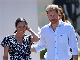 Princ Harry a vévodkyn Meghan (Kapské Msto, 23. záí 2019)