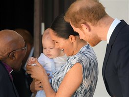 Princ Harry, vévodkyn� Meghan a jejich syn Archie Harrison (Kapské M�sto, 25....