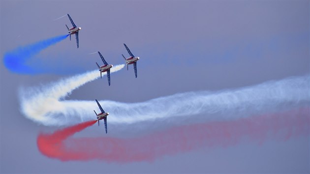 Francouzsk skupina Patrouille de France an Dnech NATO v Ostrav