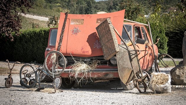 Vstava automobil u pleitosti 120 let znaky FIAT