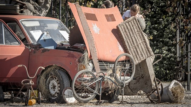 Vstava automobil u pleitosti 120 let znaky FIAT