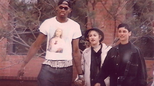 Dennis Rodman a Madonna na archivn fotografii