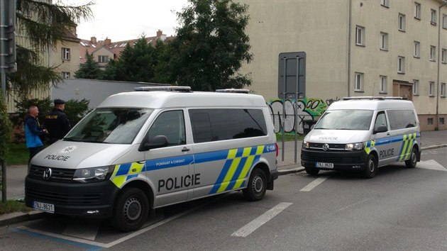 Policie vyetuje dajn nlez mrtvoly v Olbrachtov ulici v Kri na Praze 4. (23. z 2019)