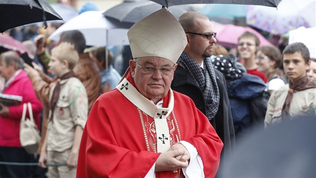 Kardinl Dominik Duka na Svatovclavsk pouti. (28.9.2019, Star Boleslav)