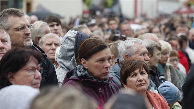 Poutnky neodradilo ani poas. (28.9.2019, Star Boleslav)