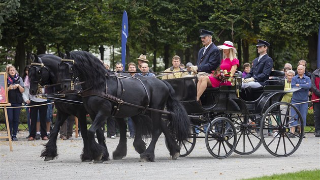 Dv destky koskch speen dnes vidli nvtvnci Podzmeck zahrady v Kromi. (28.9.2019, Krom)