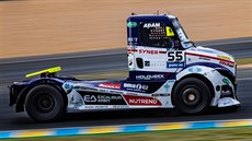 Adam Lacko na trati tetí jízdy na okruhu v Le Mans v seriálu mistrovství...