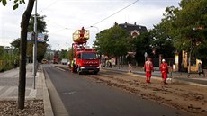Oprava tramvajové trati v úseku Pra�ská tr�nice � D�lnická potrvá do 25. 10....
