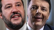 Matteo Salvini a Matteo Renzi