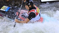 Veronika Vojtová v semifinále mistrovství svta ve vodním slalomu v Seu...