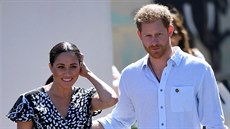 Princ Harry a vévodkyn� Meghan (Kapské M�sto, 23. zá�í 2019)