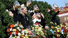 Zahájení 186. roníku Oktoberfestu v Mnichov. (21. záí 2019)