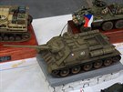 Na výstav model bylo tank více, i ty z výzbroje naí armády.