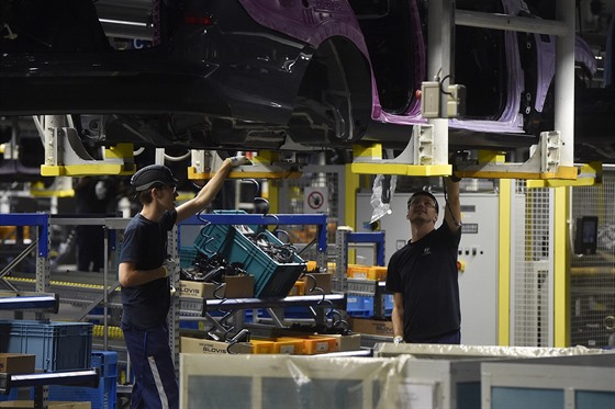Výrobní prostory automobilky Hyundai v Noovicích na Frýdecko-Místecku na...