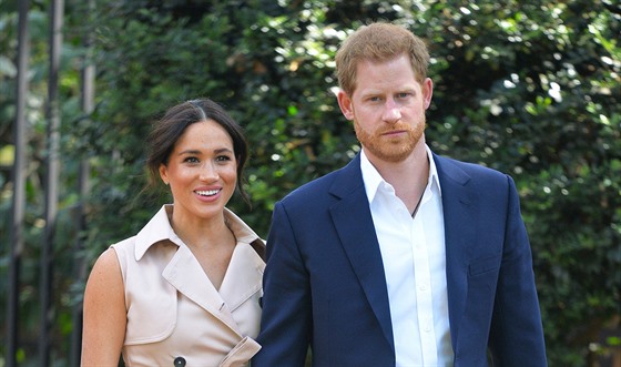 Vévodkyně Meghan a princ Harry (Johannesburg, 2. října 2019)