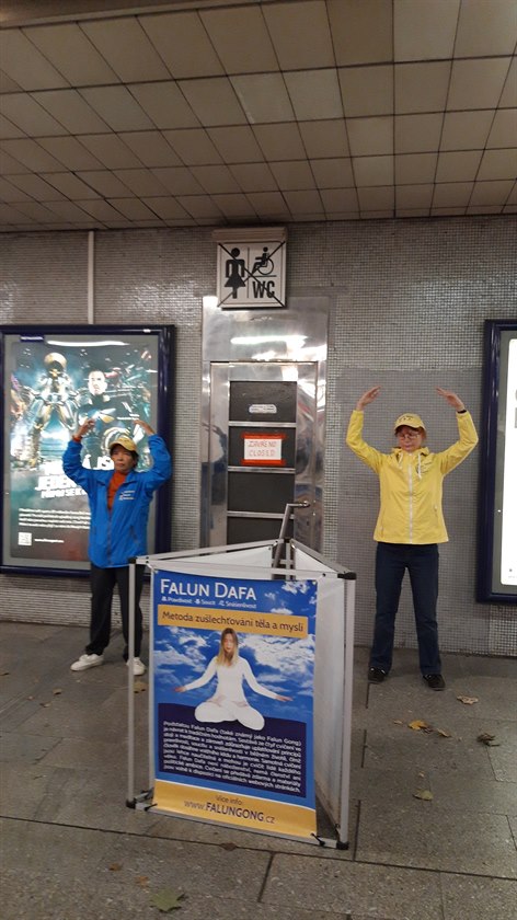 Falun Dafa na Pankráci