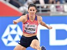 Zuzana Hejnová ve finále na 400 m pekáek v Dauhá.