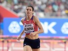 Zuzana Hejnová ve finále na 400 m pekáek v Dauhá.