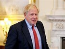 Britský premiér Boris Johnson před schůzkou s prezidentem evropského parlamentu...
