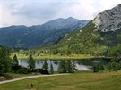 Jezero Grosssee na túe kolem esti jezer