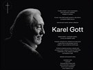 Parte zesnulého zpěváka Karla Gotta