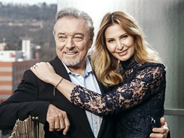 Karel Gott a jeho manelka Ivana Gottov na podzim roku 2018