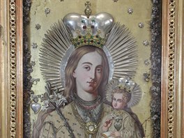 O uctívaném obrazu Panny Marie s Jeíkem z kostela sv. Vavince v...