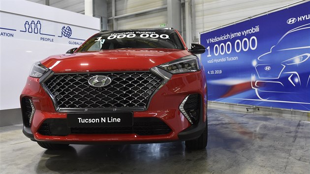 Miliont� v�z modelu Hyundai Tucson sjel 9. ��jna 2019 z v�robn� linky automobilky v No�ovic�ch na Fr�decko-M�stecku. S�riov� v�roba Tucsonu za�ala v No�ovic�ch v �ervnu 2015. Nyn� tvo�� t�m�� 70 procent produkce slezsk� automobilky. Ze zhruba 1 500 voz�, kter� denn� tov�rna vyprodukuje, je t�m�� 1 100 Tucson�.