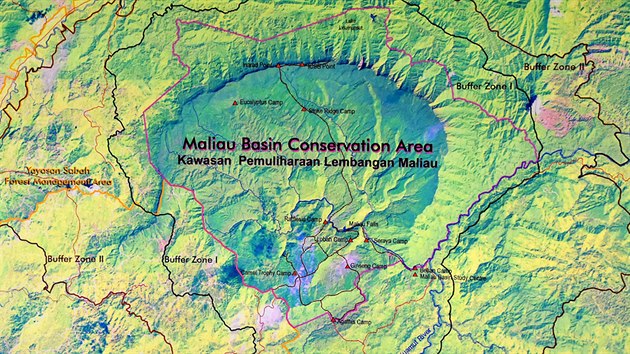 Mapa Ztracenho svta Sabahu