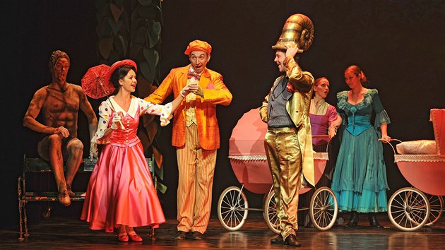 Muzikl Mary Poppins si zahrli  mimo jin Ivana Vakov, Denny Ratajsk a Radek Lska.