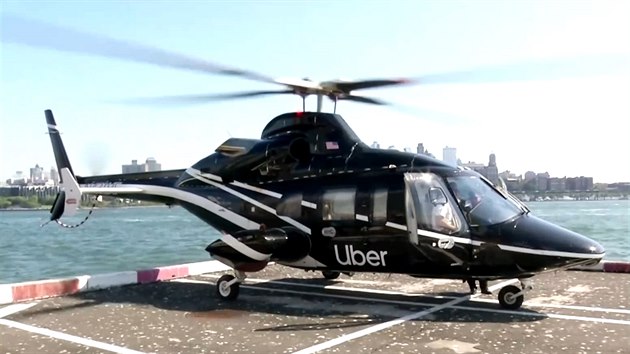 Spolenost Uber v New Yorku provozuje leteckou pepravu mezi dolnm Manhattanem a mezinrodnm letitm Johna F. Kennedyho