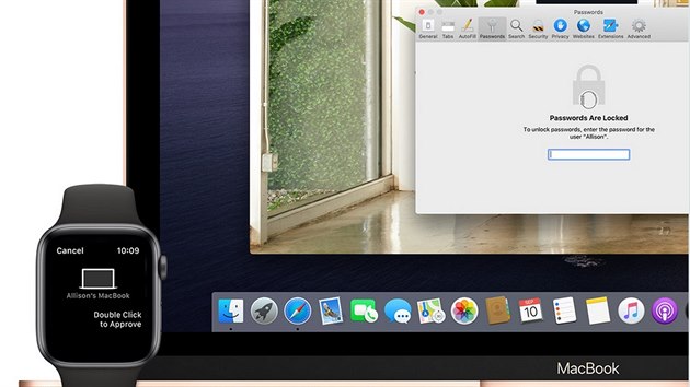Hodinky Apple Watch mohou v novm macOS 10.15 Catalina slouit jako identifiktor uivatele.