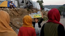 Uprchlický tábor Moria na ostrov� Lesbos (2. �íjna 2019)