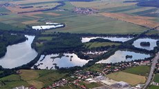 Vrbenské rybníky z ptaí perspektivy (rok 2007)