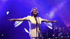Německá zpěvačka Sandra v pátek večer zazpívala vyprodané Lucerně