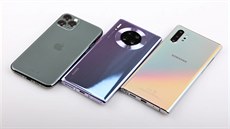 iPhone 11 Pro, Huawei Mate 30 Pro, Samsung Galaxy Note 10+