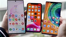 Samsung Galaxy Note 10+, iPhone 11 Pro, Huawei Mate 30 Pro