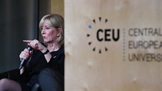 Ombudsmanka EU Emily OReillyová vystoupila na Stedoevropské univerzit (CEU)...