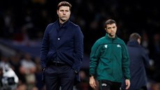 Trenér Mauricio Pochettino z Tottenhamu b�hem utkání Ligy mistr� proti Bayernu.