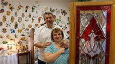 Za nápadem stojí Jitka Kantová, k vitrá�ím se dostala náhodou díky otci....