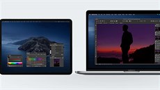 Tablet iPad lze díky novému  macOS 10.15 Catalina vyuít jako druhou obrazovku...