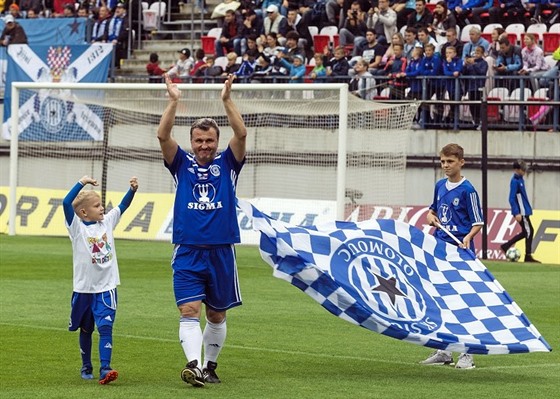 Jan Maroi po exhibici ke stému výroí Sigmy Olomouc.