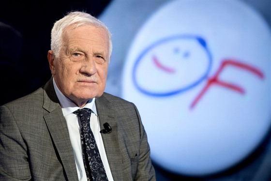Bývalý prezident Václav Klaus v diskusním poadu Rozstel (10. íjna 2019)