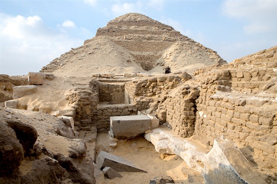 Hrobku mudrce Kairese, který il pe 4 500 lety, objevili etí egyptologové...