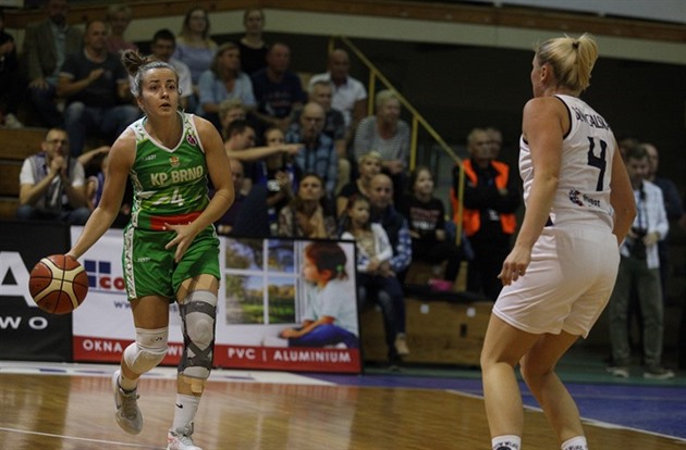 Basketbalistky KP Brno vstoupily do Eurocupu vysokou porážkou