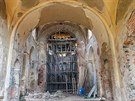 Ve Svatoboru zan obnova zceniny farnho kostela Nanebevzet Panny Marie, v...