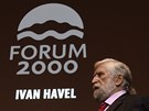 Vědec Ivan Havel vystoupil v Praze na slavnostním zahájení mezinárodní...