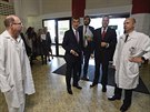 Předseda vlády Andrej Babiš společně s ministrem zdravotnictví Adamem Vojtěchem...